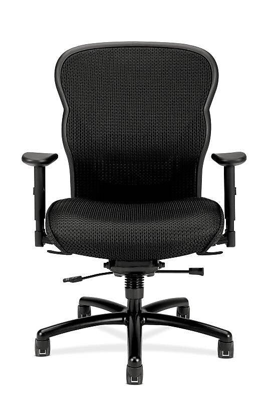 HON Wave Mesh Executive Big & Tall Chair, 449.7 lb. Capacity, Black (BSXVL705VM10)