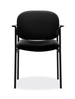 HON Scatter Fabric Stacking Guest Chair, Fixed Arms, Black (BSXVL616VA10)