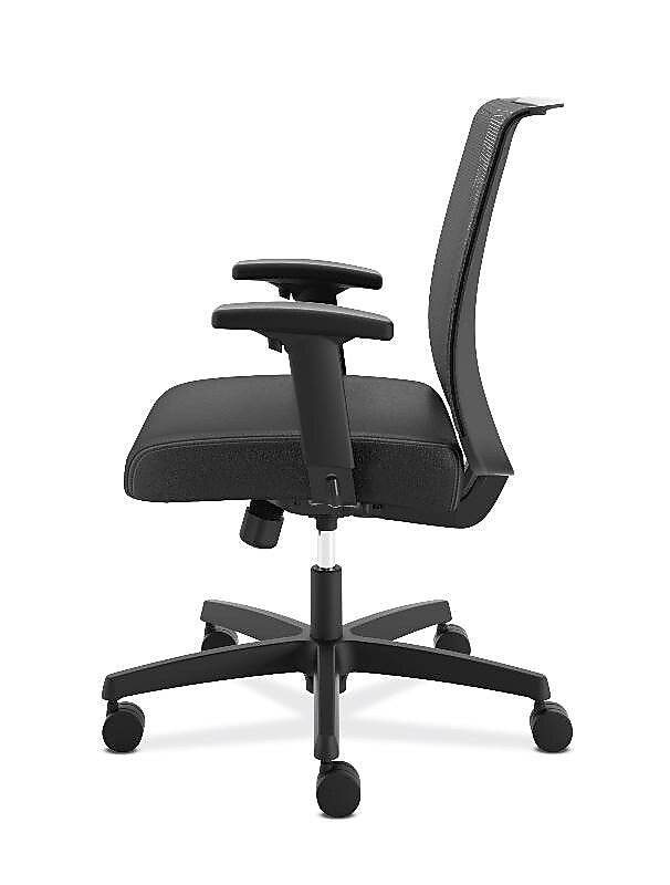HON Convergence Mesh Back Vinyl Task Chair, Black (HONCMS1AUR10)
