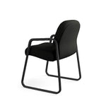HON Pillow-Soft Leather Guest Chair, Black (HON2093SR11T)
