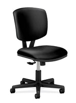 HON Volt Leather Task Chair, Black (HON5703SB11T)