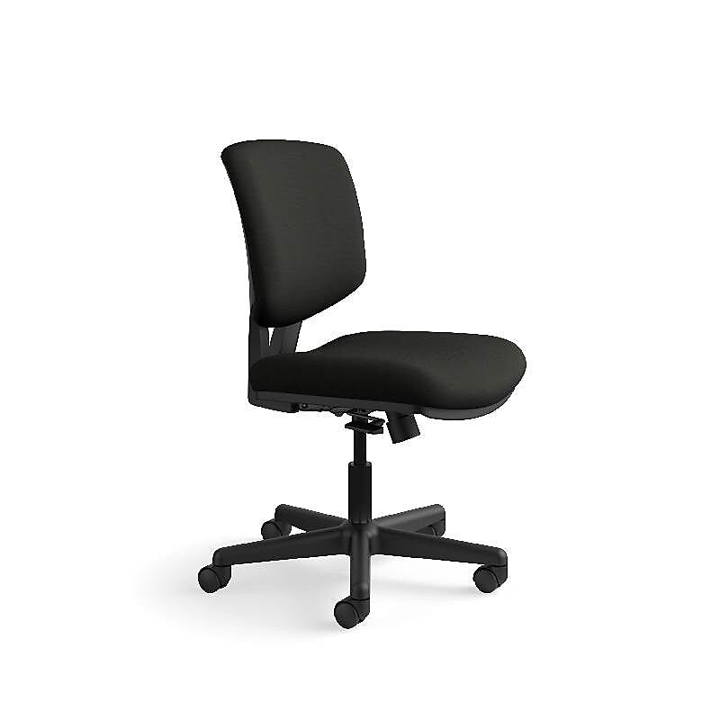 HON Volt Leather Task Chair, Black (HON5703SB11T)