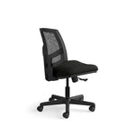 HON Volt Mesh Back Leather Computer and Desk Chair, Black (H5711.SB11.T)