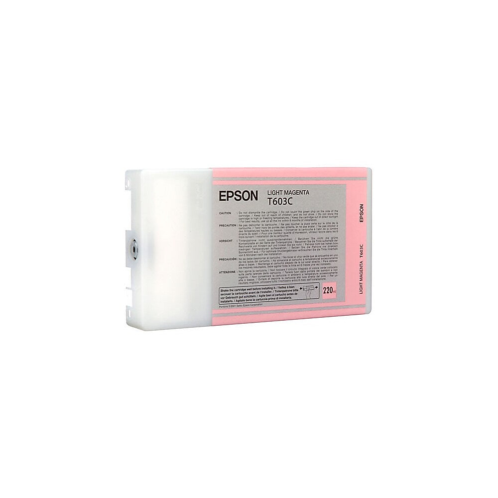 Epson T603 Light Magenta Standard Yield Ink Cartridge