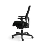 HON Ignition 2.0 Mesh/Vinyl Mid-Back Task Chair, Adjustable Arms, Black (HON12M2AMLU10TK)