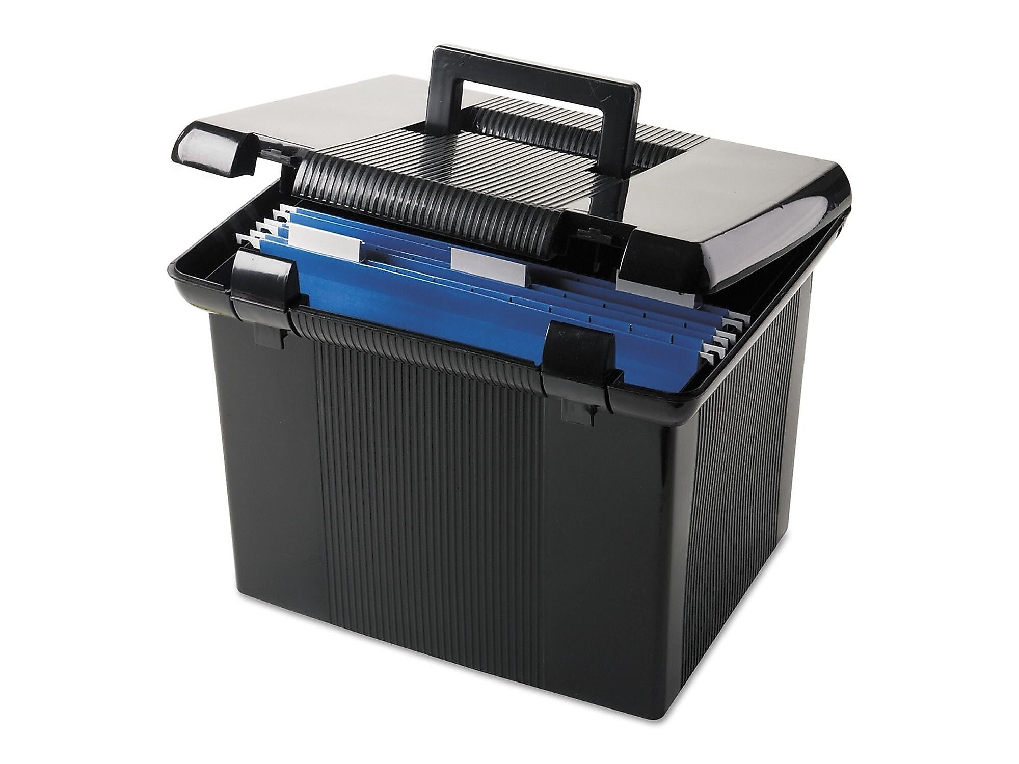 Pendaflex Plastic Box,  Letter Size,  Black (PFX 41742)