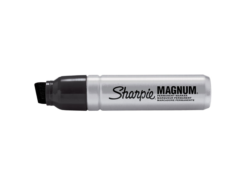 Sharpie Magnum Permanent Marker, XL Chisel Tip, Black (44001A)
