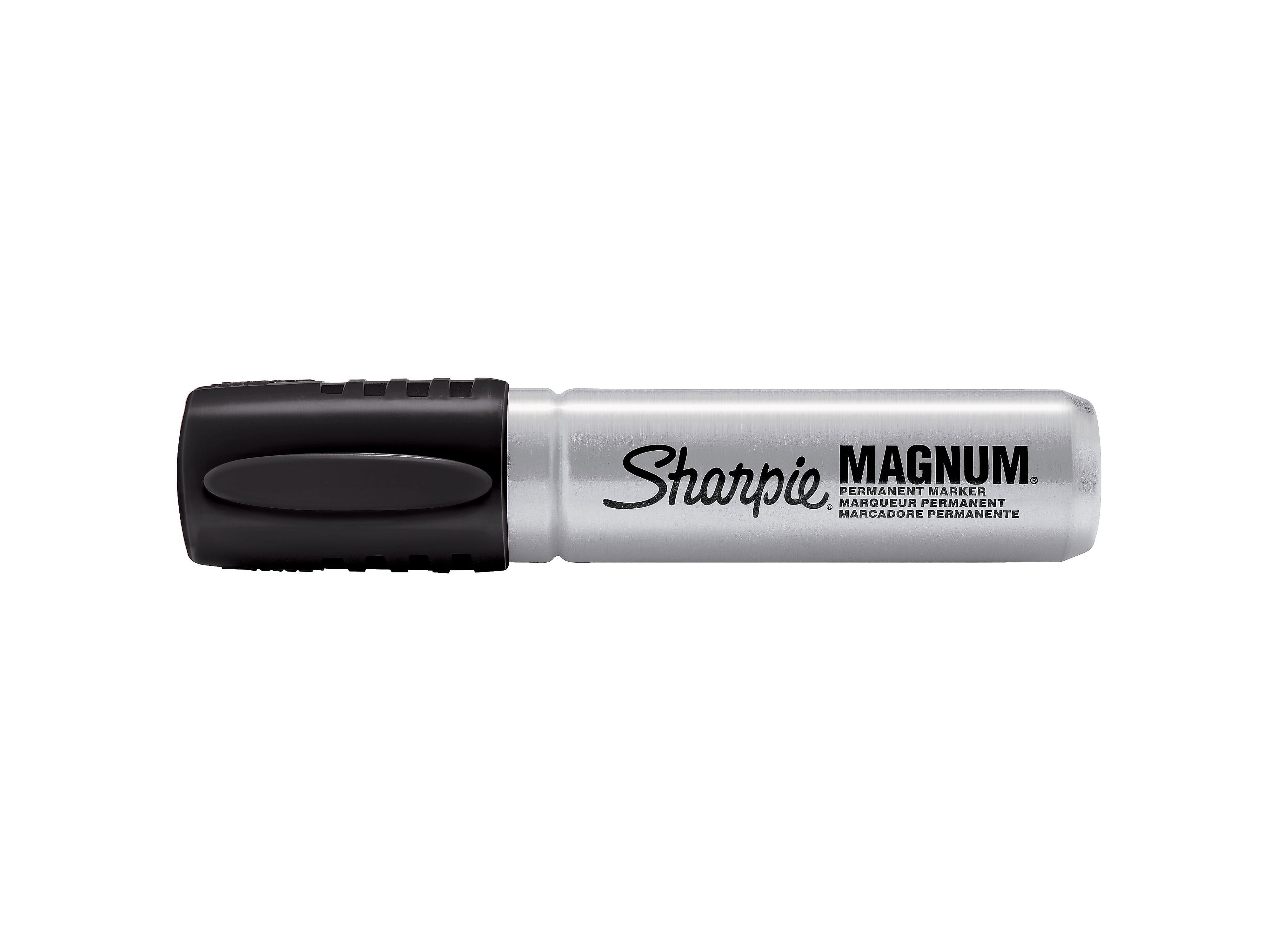 Sharpie Magnum Tank Permanent Marker, Chisel Tip, Black, 12/Pack (44001A)