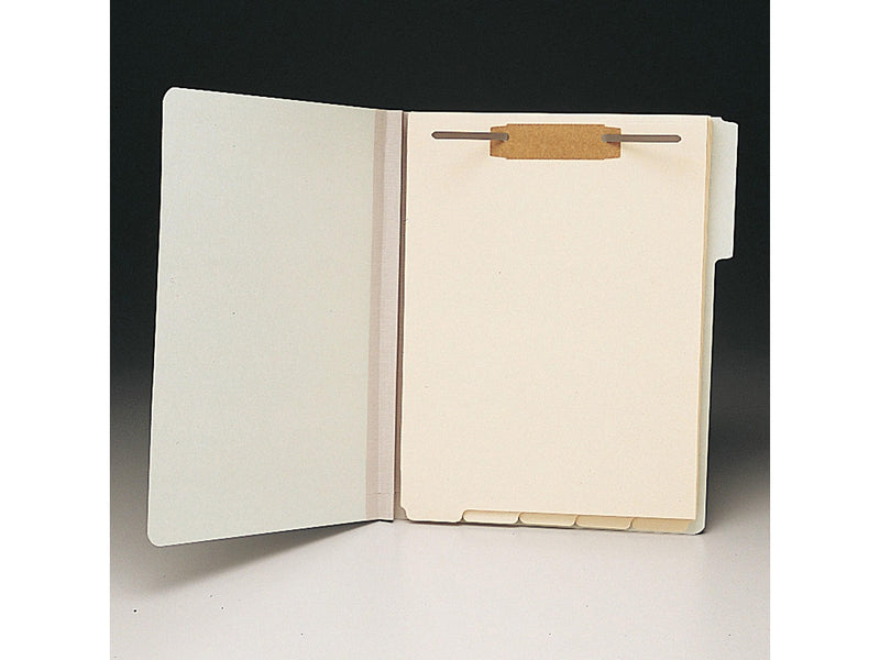 Smead Bottom Tab Filing Dividers with Fasteners, Letter Size, Manila, 50/Pack (35600)