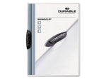 Durable Swingclip Punchless Report Covers, Letter Size, Clear, 25/Box (2263-01)
