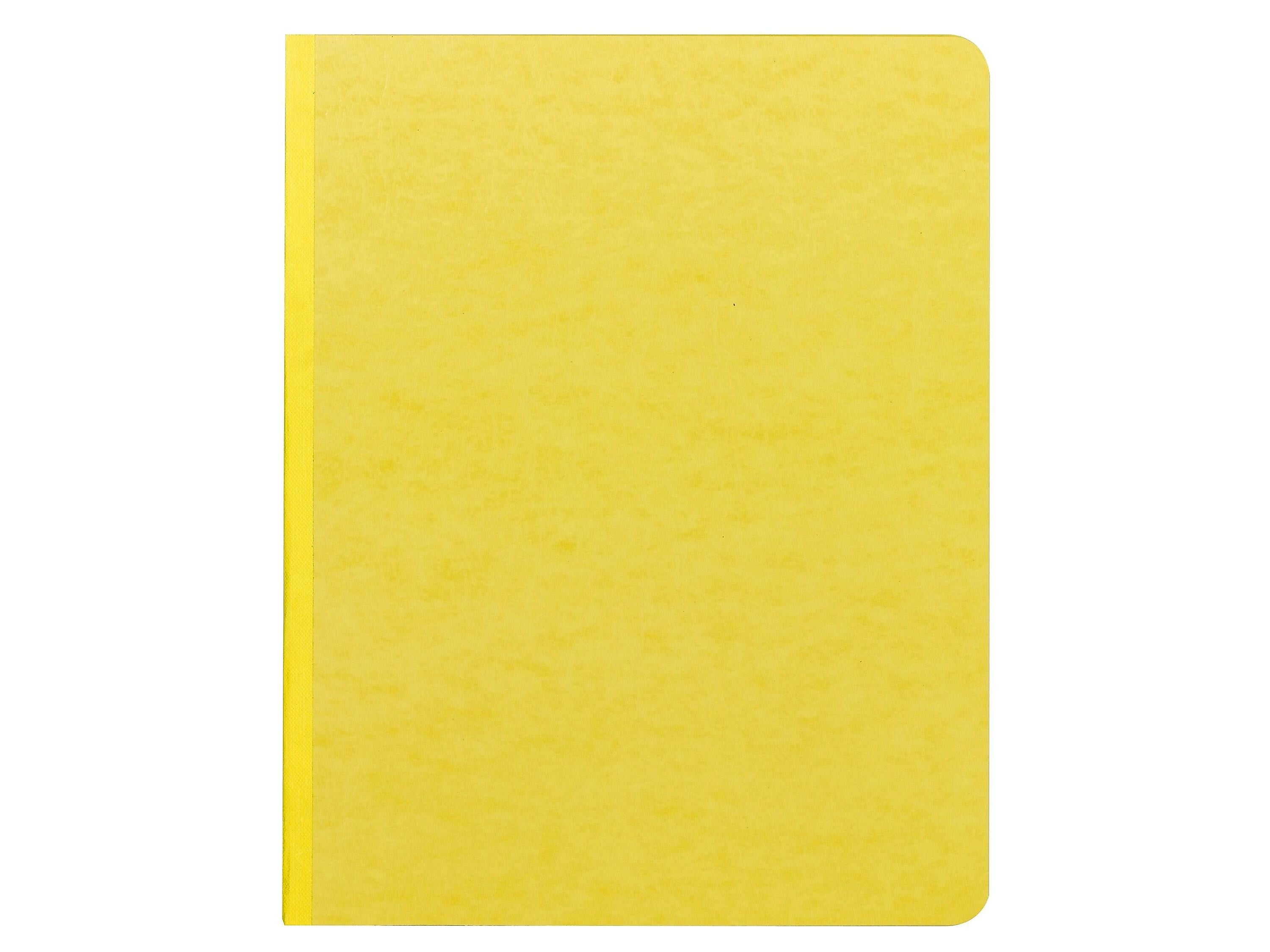 Smead Premium Pressboard Report Cover, Letter Size, Yellow (81852)