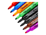 Sharpie Flip Chart Tank Permanent Marker, Bullet Tip, Assorted, 8/Pack (22480)