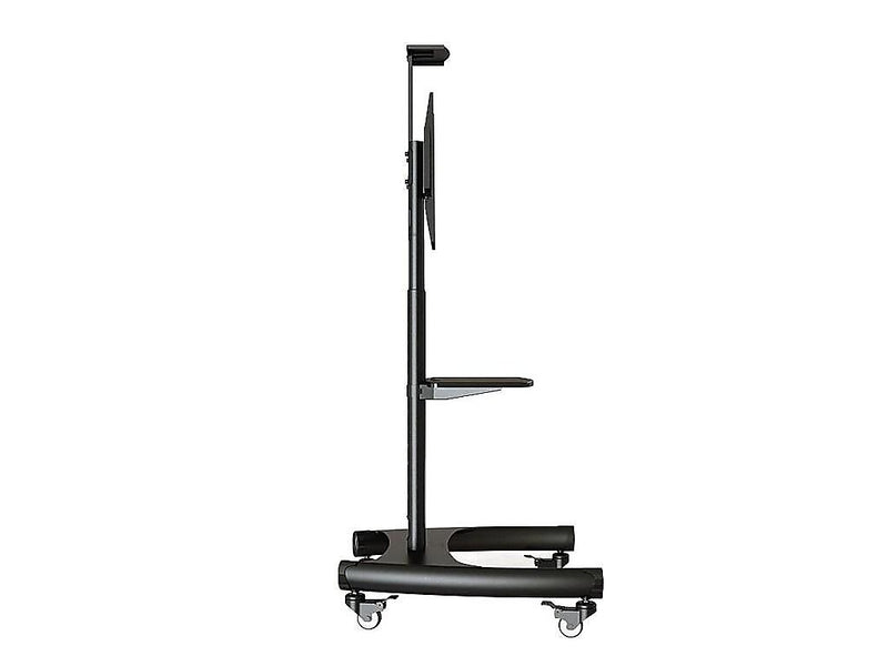 Rocelco Mobile Flat Panel TV Cart, Rolling with AV Shelf, 32-70", 100 lbs. Max. (R VSTC)
