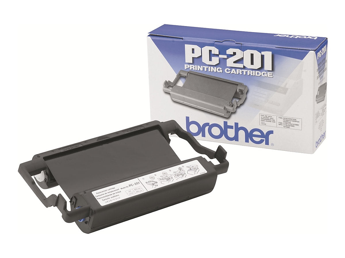 Brother PC2012PK Black Standard Yield Fax Cartridge, 2/Pack