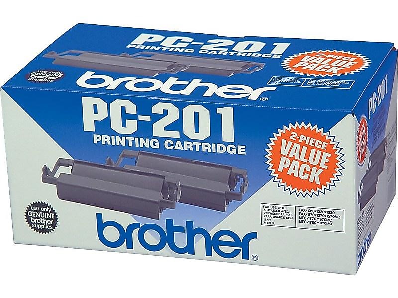 Brother PC2012PK Black Standard Yield Fax Cartridge, 2/Pack