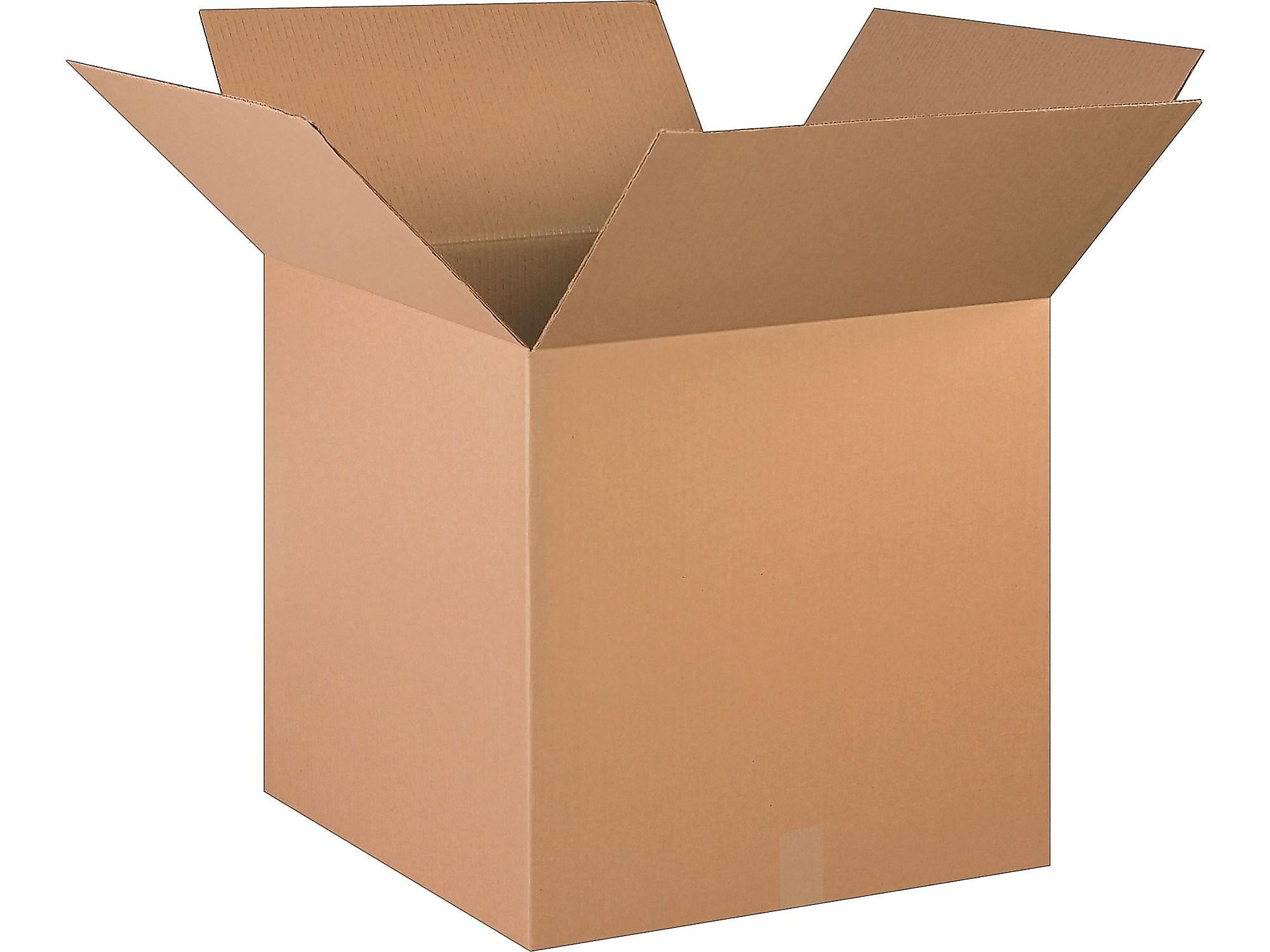 20" x 20" x 20" Standard Shipping Boxes, 32 ECT, Kraft, 10/Bundle (202020)