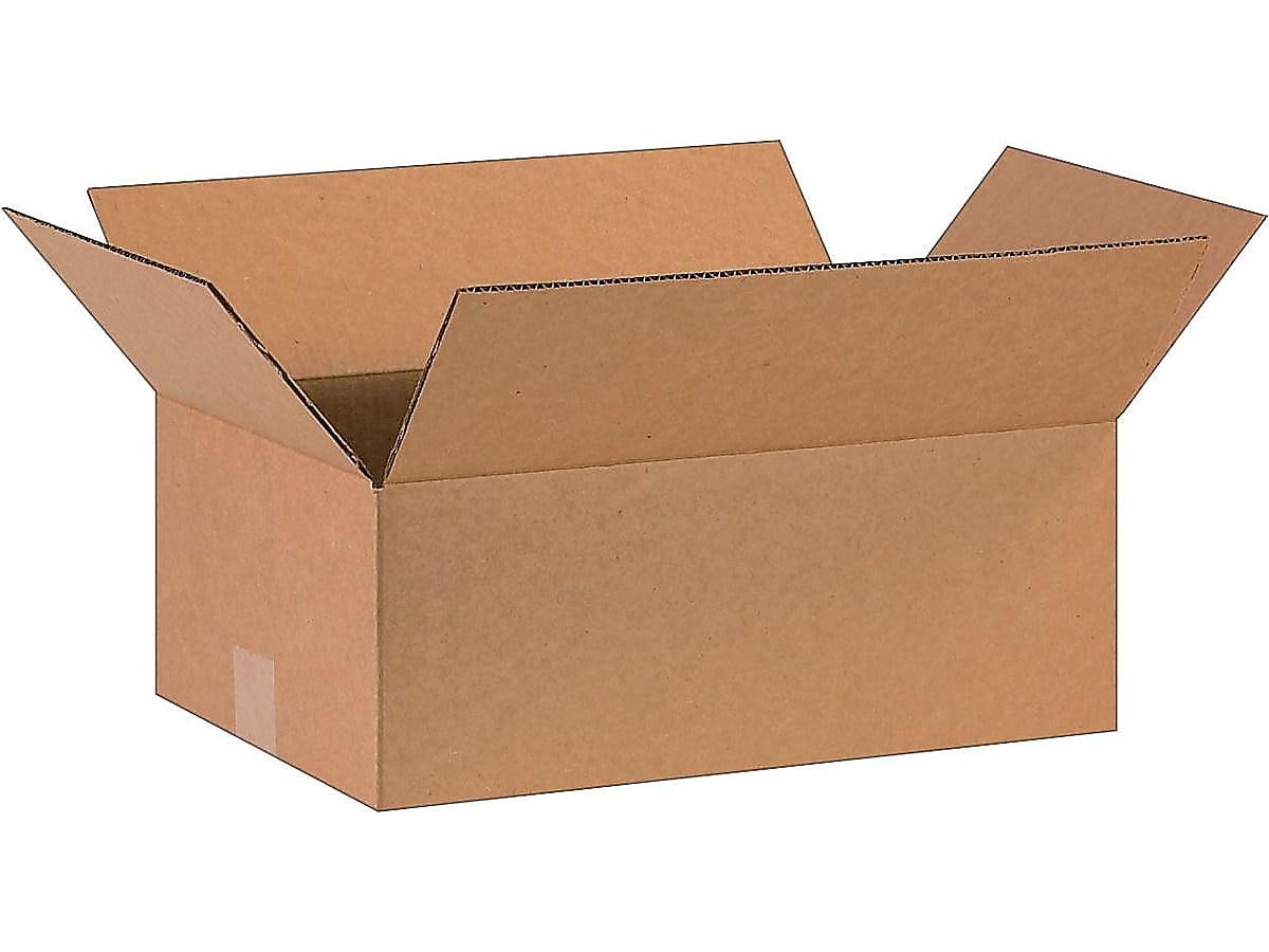 16" x 10" x 6" Shipping Boxes, ECT Rated, Kraft, 25/Bundle (BS161006)