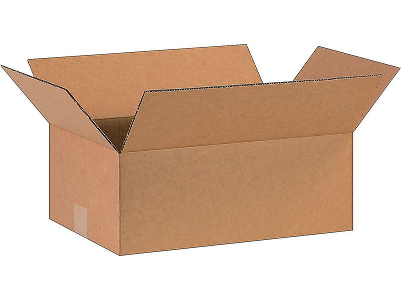 16" x 10" x 6" Shipping Boxes, ECT Rated, Kraft, 25/Bundle (BS161006)