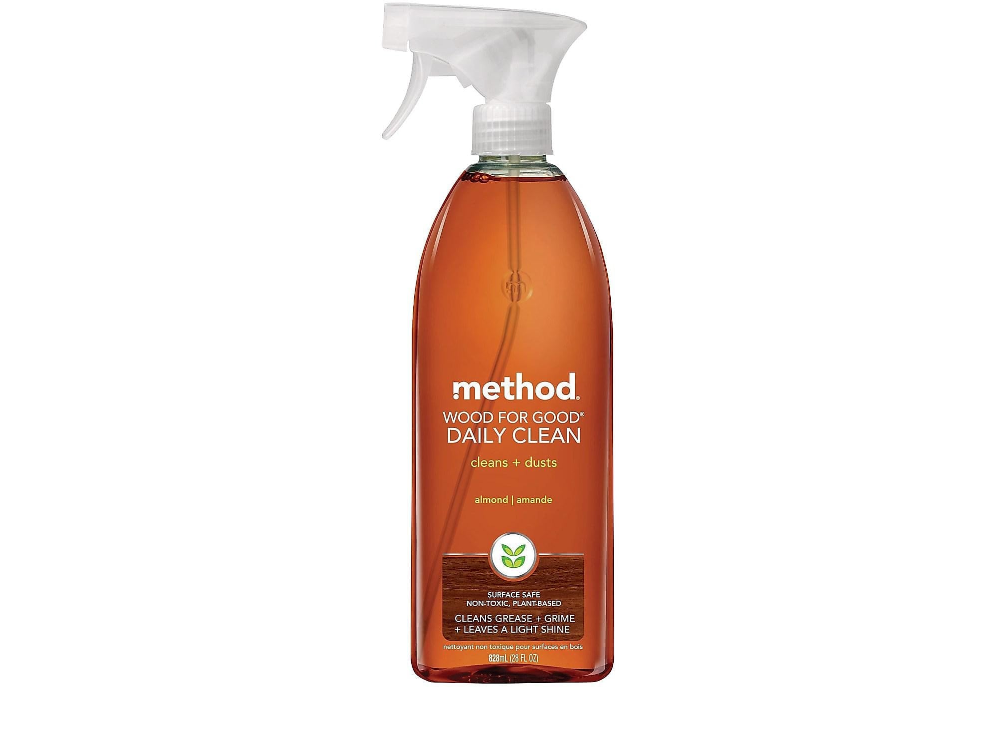 Method Daily Plant-Based Wood Cleaner, Almond Scent, 28 oz. (01182)