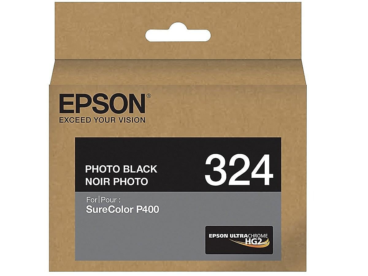 Epson T324 Ultrachrome Photo Black Standard Yield Ink Cartridge (T324120)