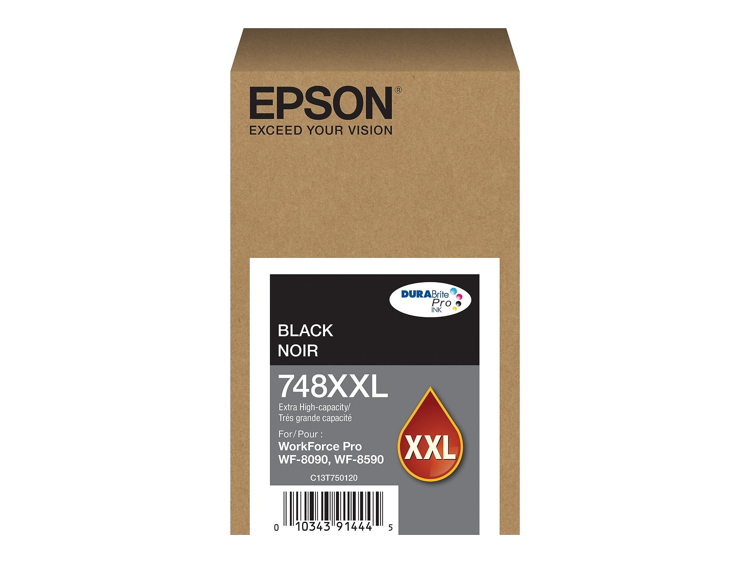 Epson T748XXL Black Extra High Yield Ink Cartridge
