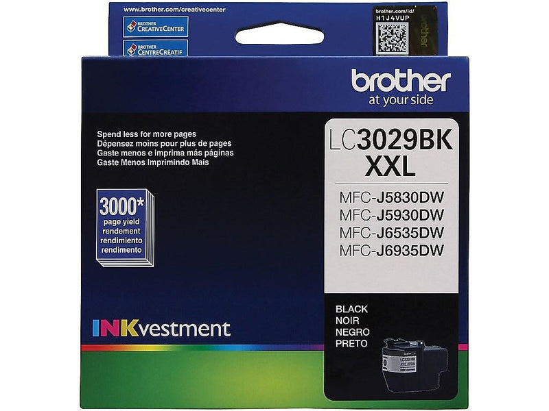 Brother LC 3029 Black Extra High Yield Ink Cartridge   (LC3029BKS)