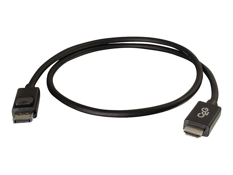 C2G 6' DisplayPort to HDMI Adapter Cable, Male to Male, Black (3850843)