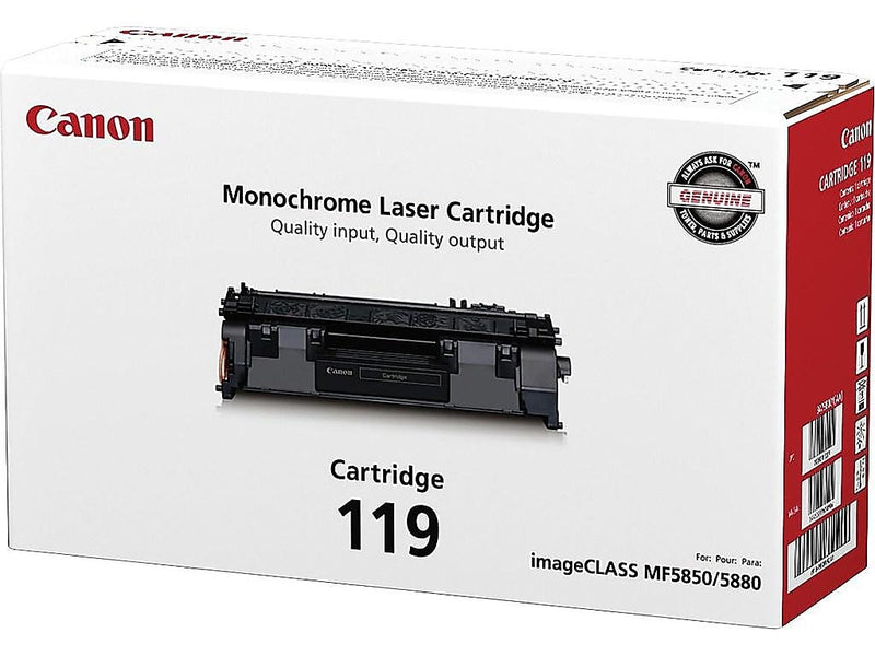 Canon 119 Black Standard Yield Toner Cartridge (3479B001)