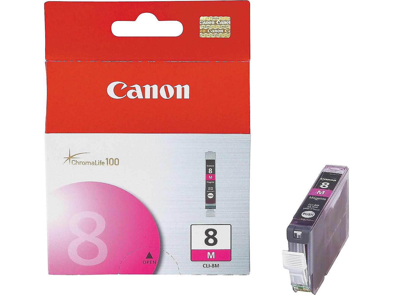 Canon 8 Magenta Standard Yield Ink Cartridge (0622B002AA)