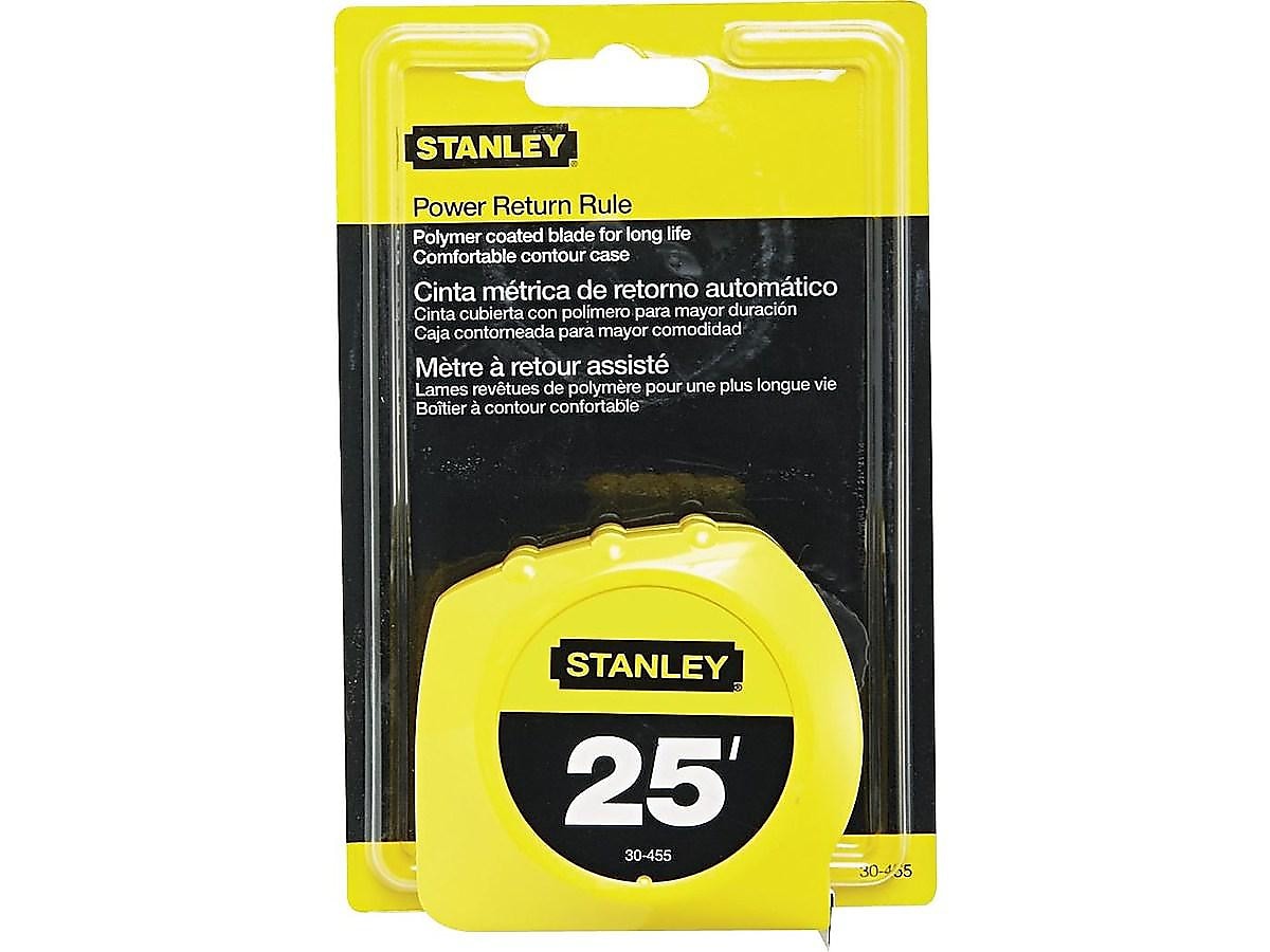 Stanley 25' Tape Measure, Polymer (30455)