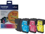Brother LC613PKS Cyan/Magenta/Yellow Standard Yield Ink Cartridge,  3/Pack