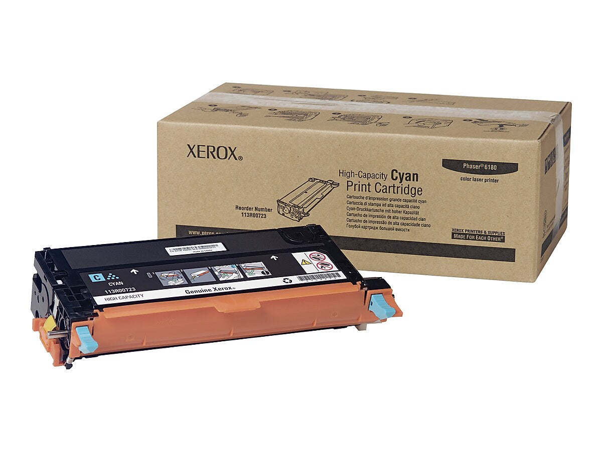 Xerox 113R00723 Cyan High Yield Toner Cartridge