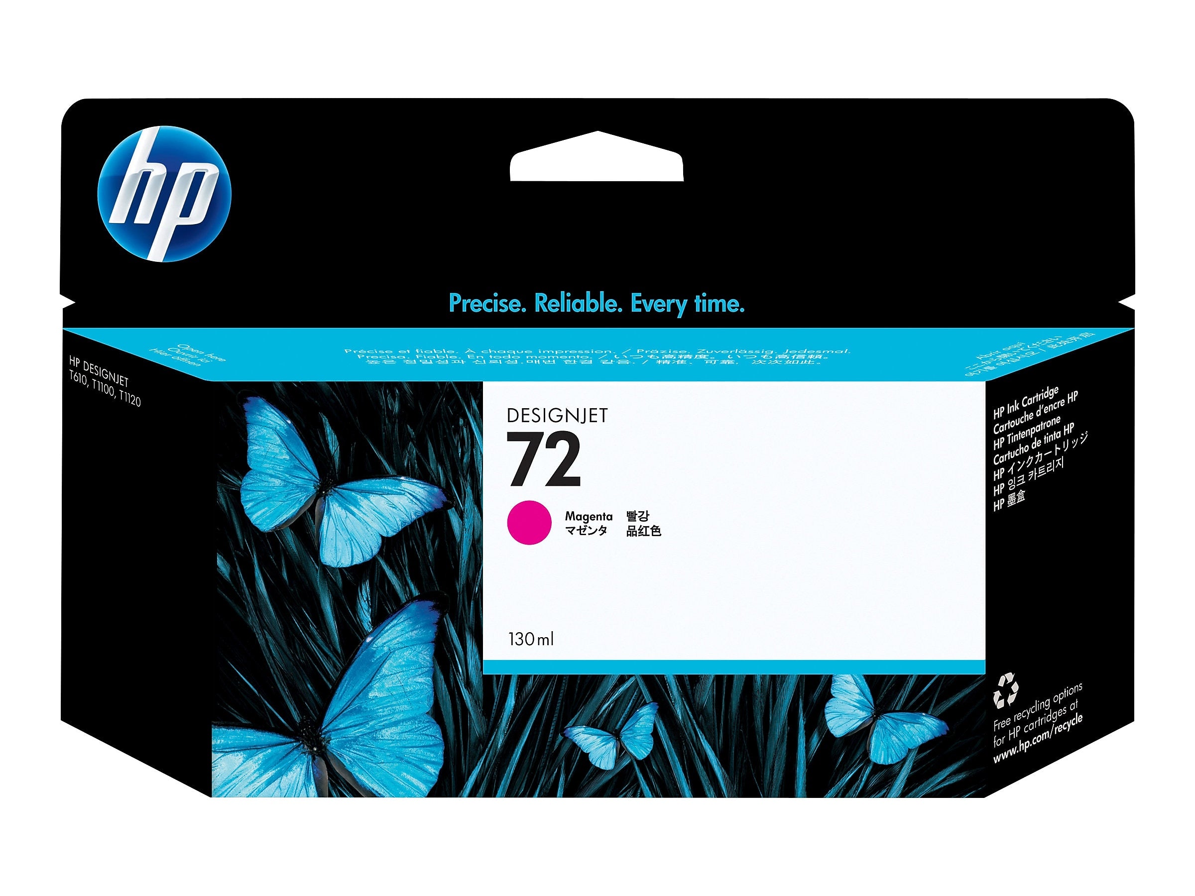 HP 72 Magenta Standard Yield Ink Cartridge (C9372A)
