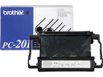 Brother PC-201 Black Standard Yield Fax Cartridge, Prints Up to 450 Pages (BRTPC201)