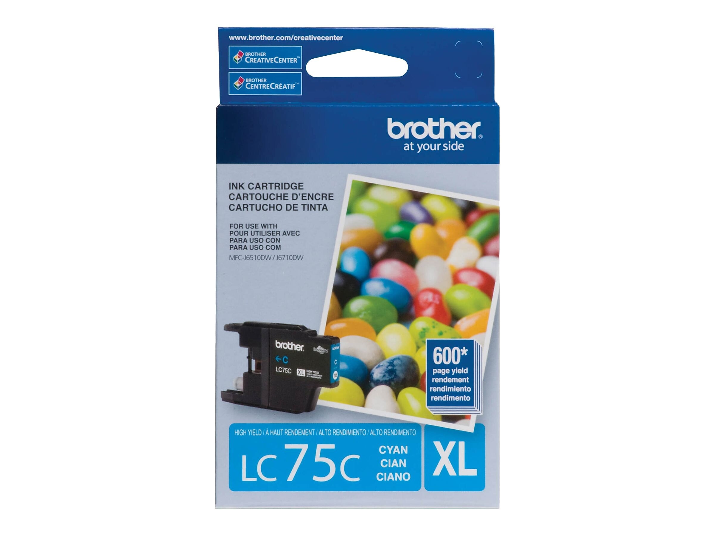 Brother LC75CS Cyan High Yield Ink Cartridge