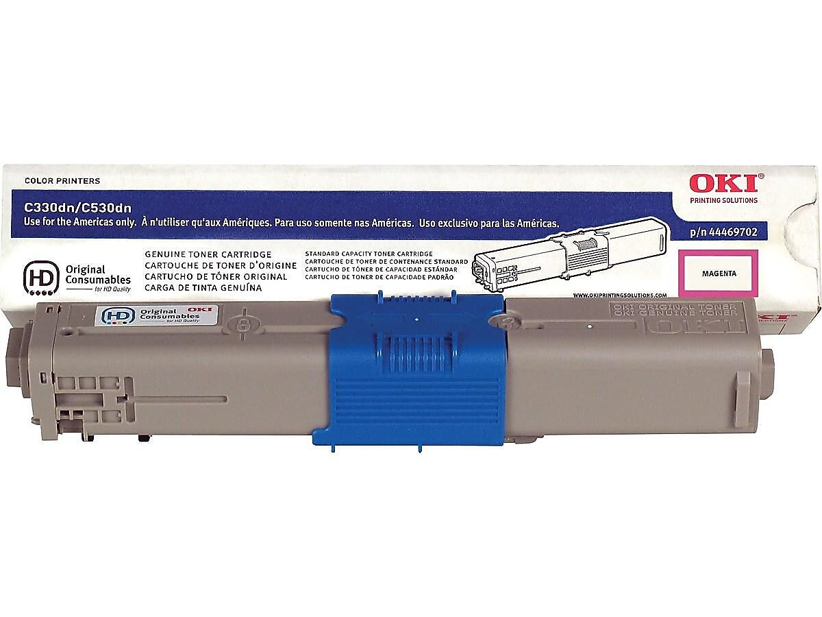 OKI 44469702 Magenta Standard Yield Toner Cartridge (2722872)