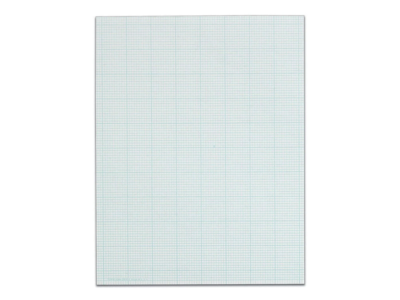 TOPS Cross-Section Pad, 8.5" x 11", Quad Rule, White, 50 Sheets/Pad (TOP 35101)
