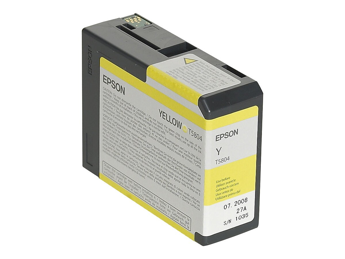 Epson T580 Ultrachrome Yellow Standard Yield Ink Cartridge