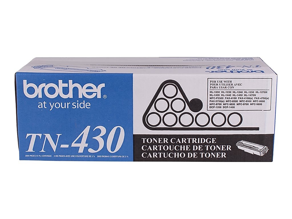 Brother Black Standard-Yield Toner Cartridge   (TN-430)