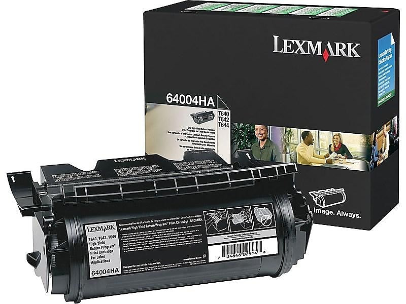 Lexmark 64004HA Black High Yield Toner Cartridge