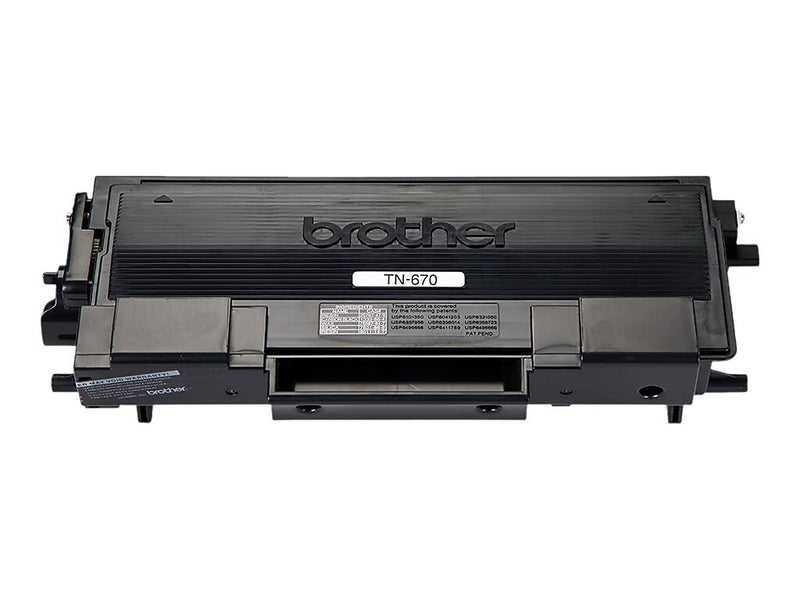 Brother TN-670 Black Standard Yield Toner Cartridge, Prints Up to 7,500 Pages