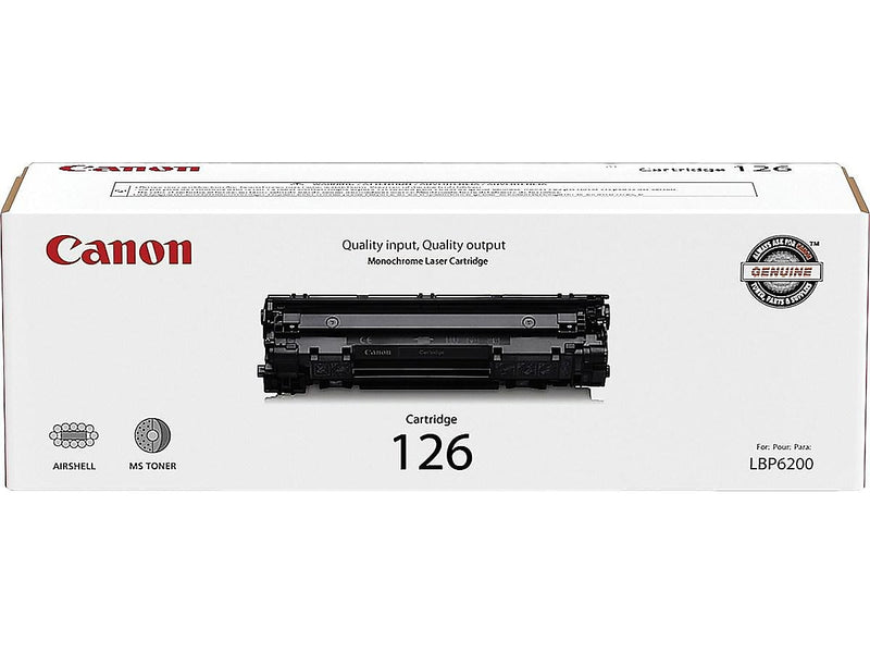 Canon 126 Black Standard Yield Toner Cartridge (3483B001)