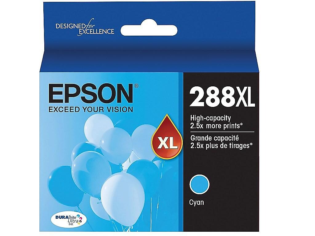 Epson T288XL Cyan High Yield Ink Cartridge   (T288XL220-S)