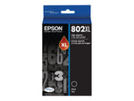 Epson T802XL Black High Yield Ink Cartridge   (T802XL120-S)
