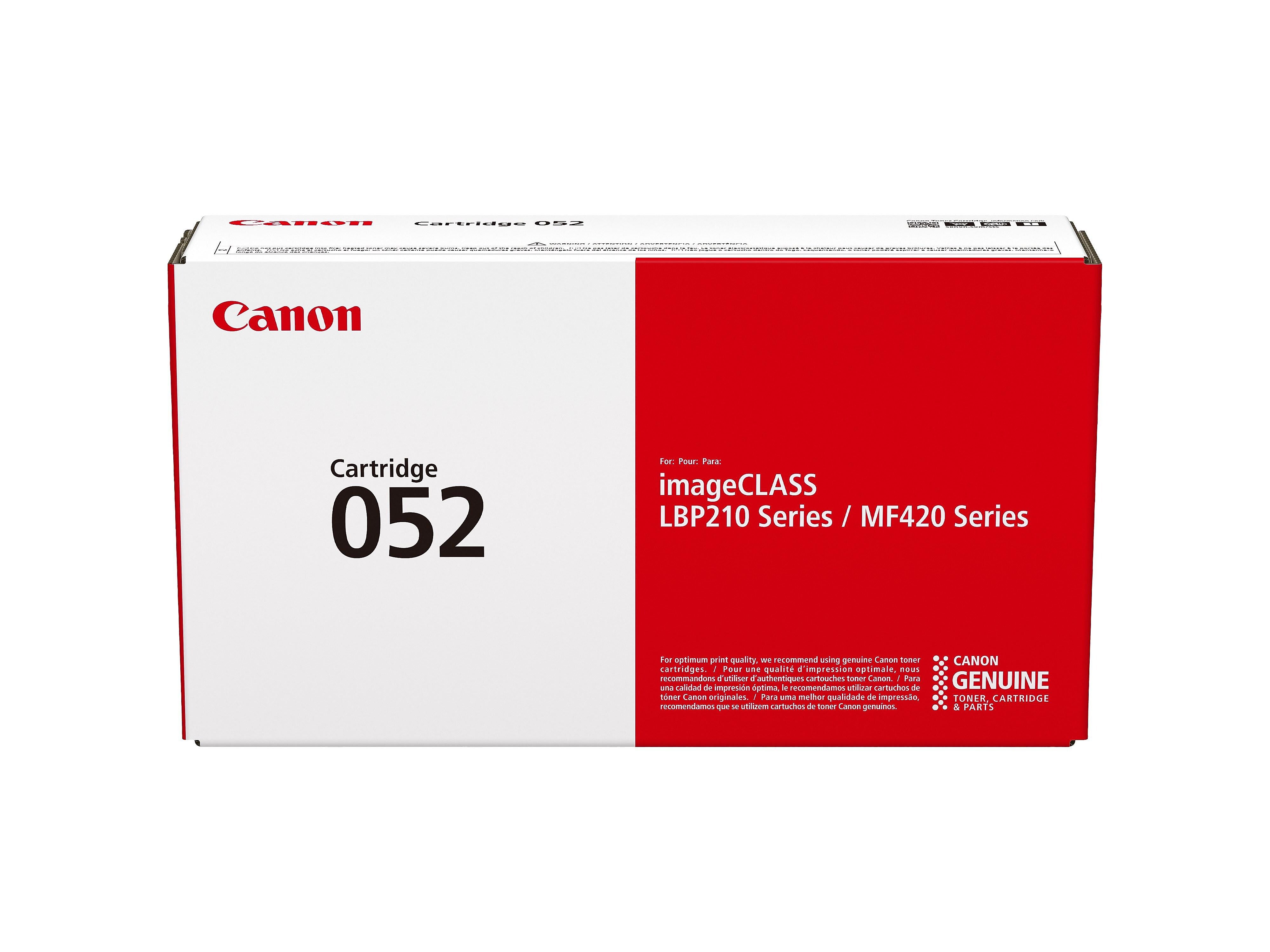 Canon 52 Black Standard Yield Toner Cartridge, Prints Up to 3,100 Pages (2199C001)