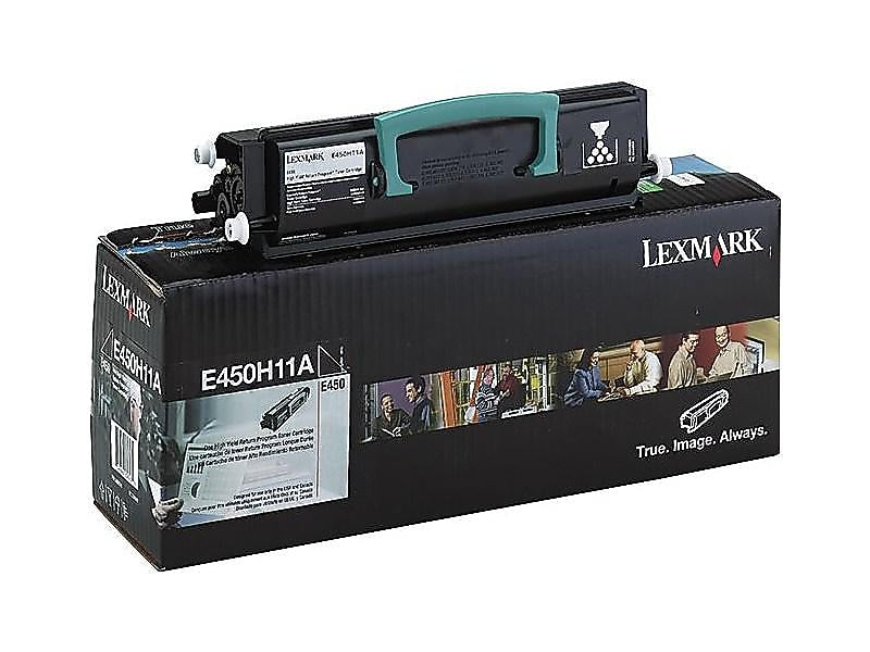 Lexmark E450 Black High Yield Toner Cartridge, Prints Up to 11,000 Pages (E450H11A)