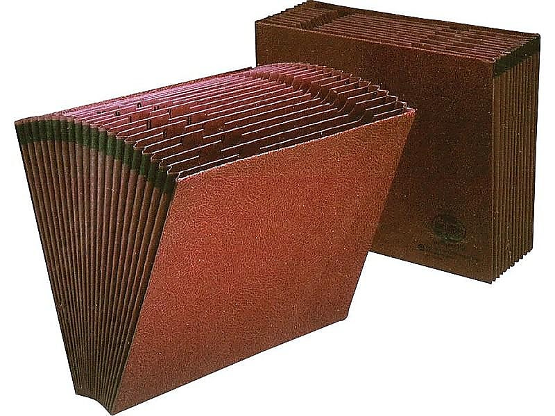 Pendaflex Earthwise Recycled Expanding File, A-Z Index, Letter Size, Redrope (PFX ER17A)