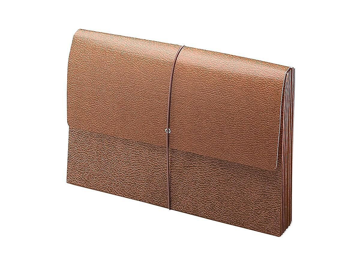 Smead Redrope Expanding Wallet, 3-1/2" Expansion, Legal Size, Brown (CL1056EL)