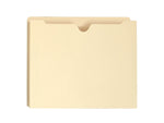 Smead File Jacket, Reinforced Straight-Cut Tab, 1-1/2" Expansion, Letter Size, Manila, 50/Box (75540)