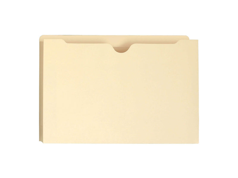 Smead® File Jacket, Reinforced Tab, 1" Expansion, Legal Size, Manila, 50/Box (76520)